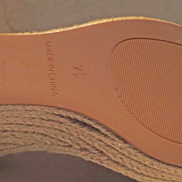 NEW Shoes Espadrilles 7.5 ladies woman Vicki Vicki Platform Hills - Picture 7 of 8